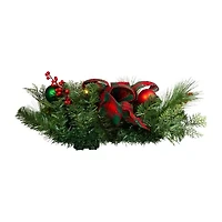 Kurt Adler Battery-Operated Red And Green 2 Foot Pre-Lit Christmas Tree