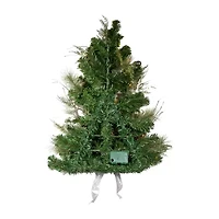Kurt Adler Bow 2 Foot Pre-Lit Pine Christmas Tree