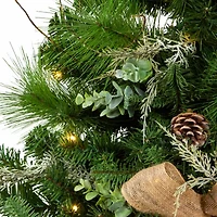 Kurt Adler Snowy Silver 2 Foot Pre-Lit Christmas Tree