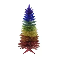 Kurt Adler Foil Rainbow 4 Foot Christmas Tree