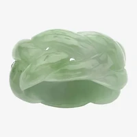 Womens 11M Genuine Green Jade Band