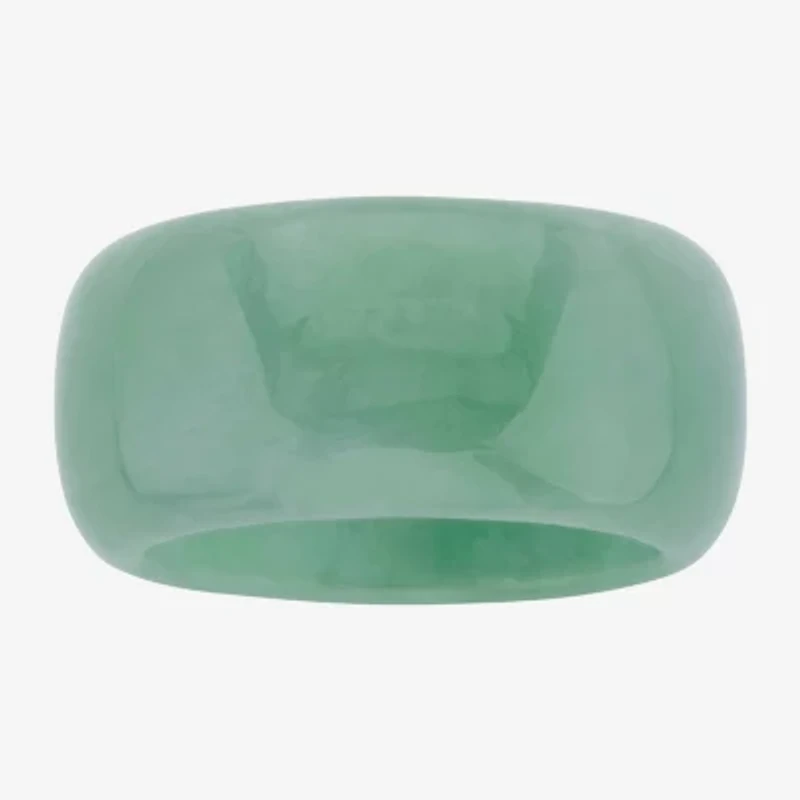 Womens 11M Genuine Green Jade Band