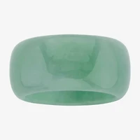 Womens 11M Genuine Green Jade Band