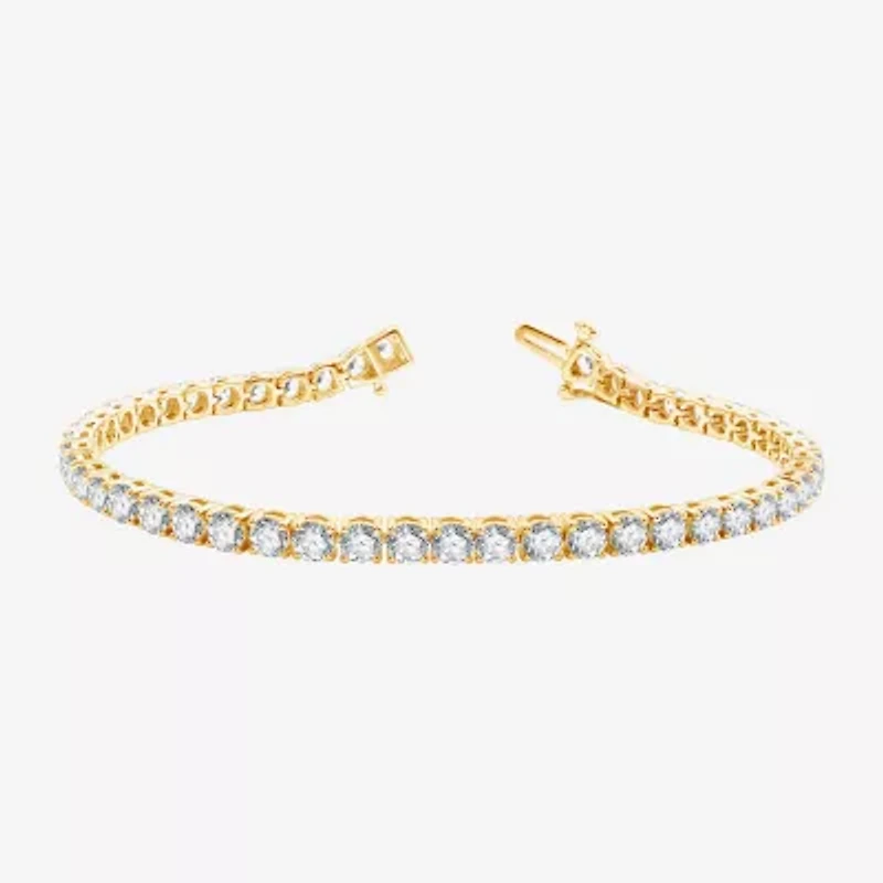 10 CT.T.W. (H-I / SI2-I1) Lab Grown Diamond 10K White or Yellow Gold Tennis Bracelet
