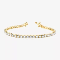 10 CT.T.W. (H-I / SI2-I1) Lab Grown Diamond 10K White or Yellow Gold Tennis Bracelet