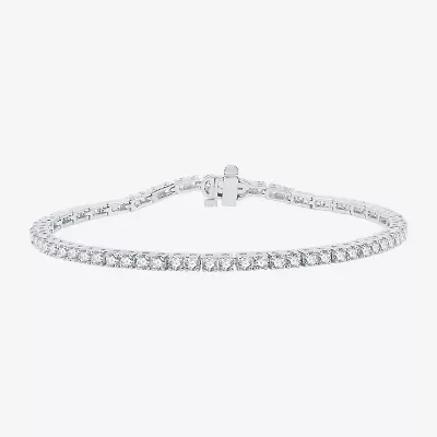 CT. T.W. Natural White Diamond 10K or 14K Yellow Gold 7.25 Inch Tennis Bracelet