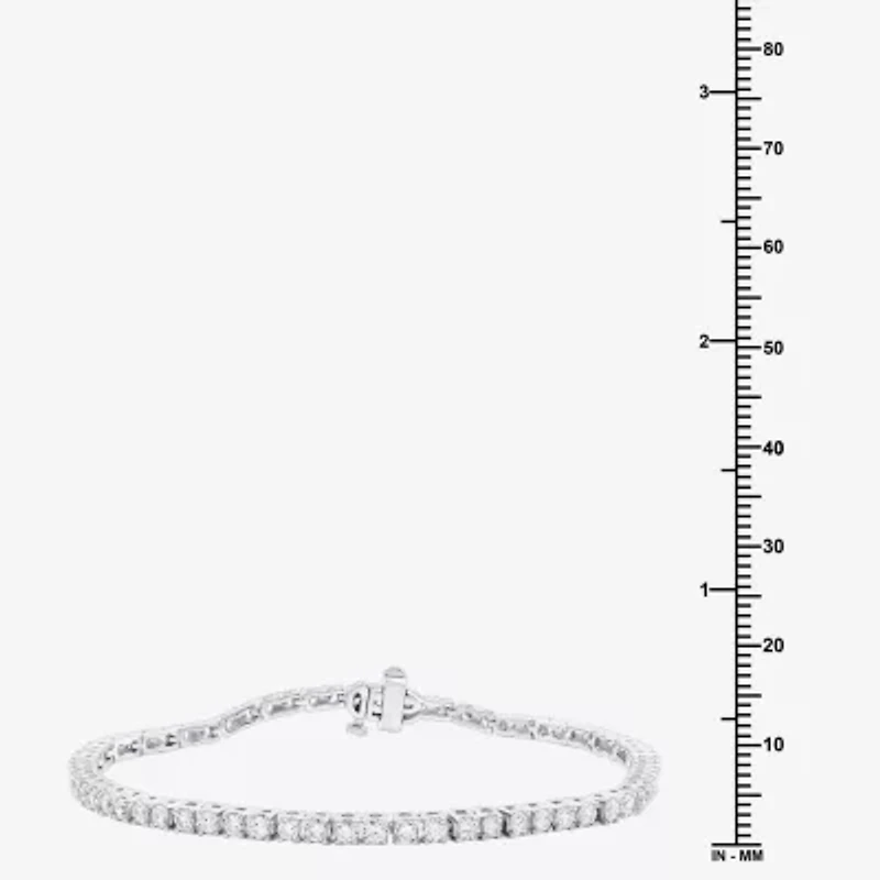 CT. T.W. Natural White Diamond 10K or 14K Yellow Gold 7.25 Inch Tennis Bracelet