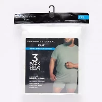 Shaquille O'Neal XLG Activated Cooling Mens 3 Pack Short Sleeve Crew Neck T-Shirt Big
