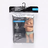 Shaquille O'Neal XLG Heiq Mens Big and Tall 3 Pack Briefs 346159