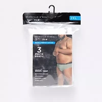 Shaquille O'Neal XLG™ Activated Cooling Mens Big and Tall 3 Pack Briefs 346159
