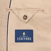 Stafford American Wool Mens Big and Tall Stretch Fabric Regular Fit Sport Coat
