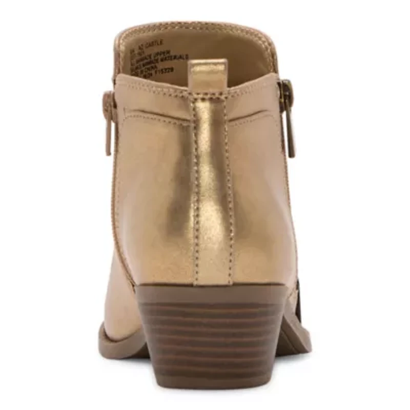 Arizona Jean Co Womens Castle Stacked Heel Booties