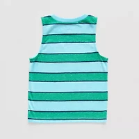 Okie Dokie Toddler & Little Boys Crew Neck Short Sleeve Tank Top