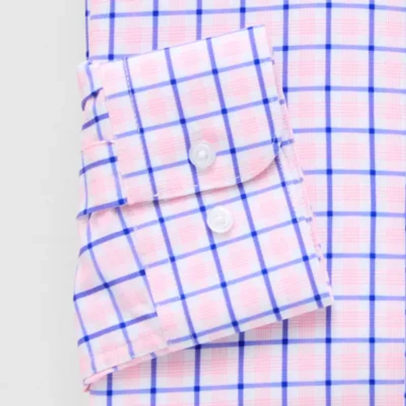 Collection By Michael Strahan Mens Slim Fit Easy Care Long Sleeve Dress Shirt