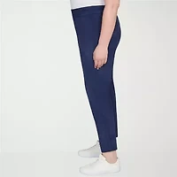 Hearts Of Palm Womens Skinny Mid Rise Plus Pull-On Pant