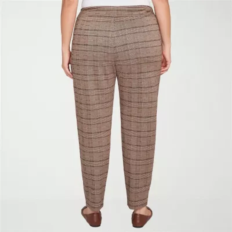Hearts Of Palm Womens Skinny Mid Rise Plus Pull-On Pant
