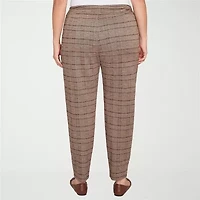 Hearts Of Palm Womens Skinny Mid Rise Plus Pull-On Pant