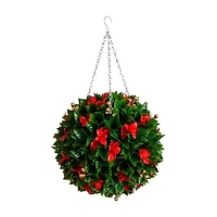 Nearly Natural 15in Red Tip Artificial Plant