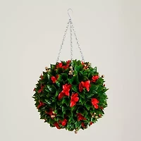 Nearly Natural 15in Red Tip Artificial Plant