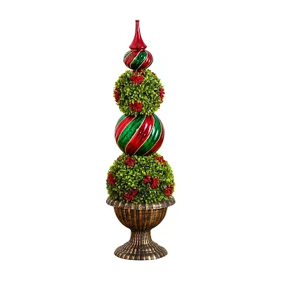 Nearly Natural 3 Foot Pre-Lit Timer Christmas Tree