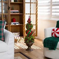 Nearly Natural 3 Foot Pre-Lit Timer Christmas Tree