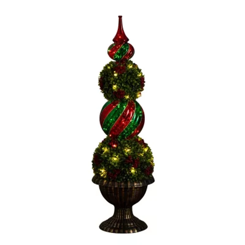 Nearly Natural 3 Foot Pre-Lit Timer Christmas Tree