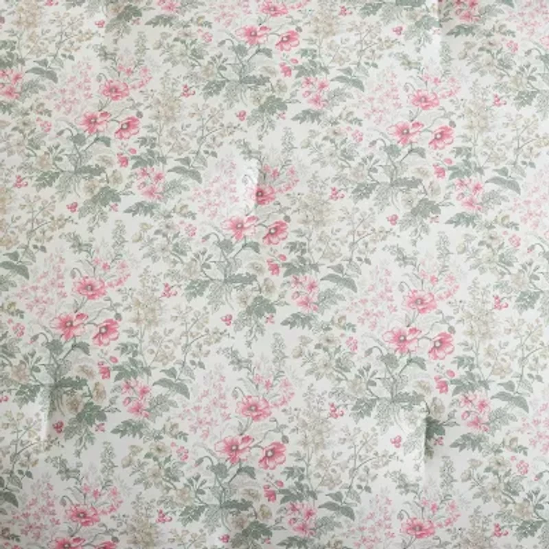 Laura Ashley Arden Floral Easy Care Complete Bedding Set with Sheets