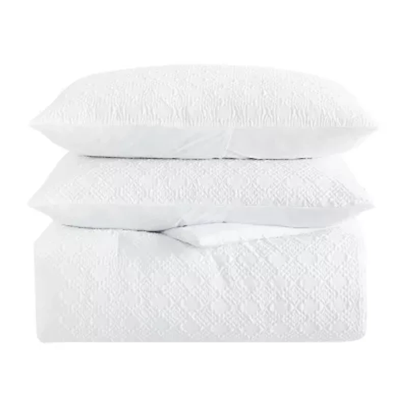 Wrangler Sedogeometric Embossed Midweight Easy Care Comforter Set