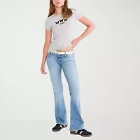 AEROPOSTALE Womens Round Neck Short Sleeve Regular Fit Juniors Graphic T-Shirt