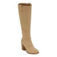 Mia Girl Womens Hadley Stacked Heel Dress Boots