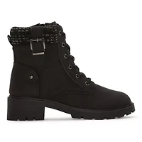 Pop Womens Vega Block Heel Booties