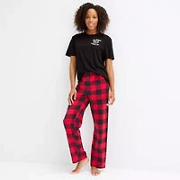 North Pole Trading Co. Moose Buffalo Unisex Adult Crew Neck Short Sleeve Matching Family Pajama Top
