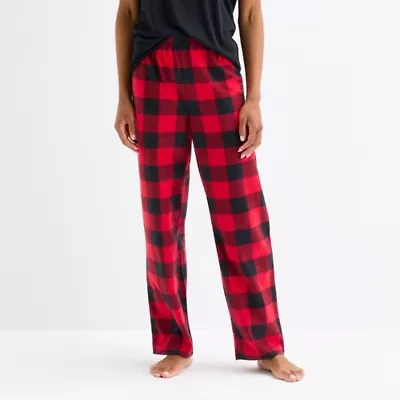 North Pole Trading Co. Moose Buffalo Unisex Adult Microfleece Matching Family Pajama Pants