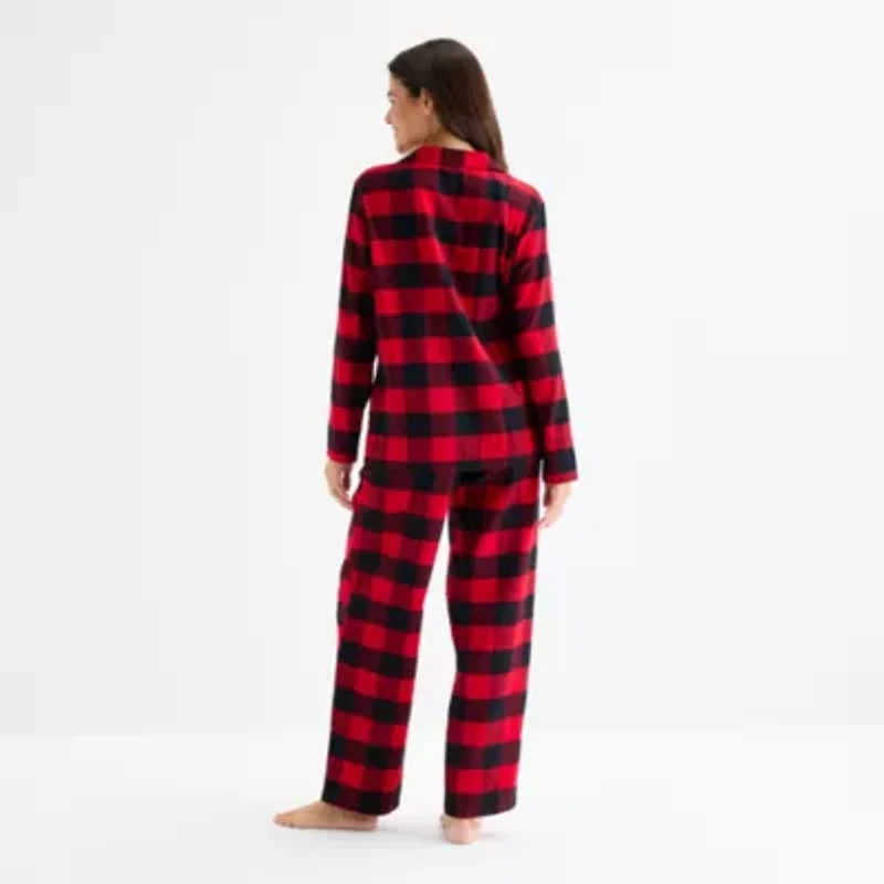 North Pole Trading Co. Womens Long Sleeve Pajama Sets