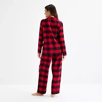 North Pole Trading Co. Womens Long Sleeve Pajama Sets