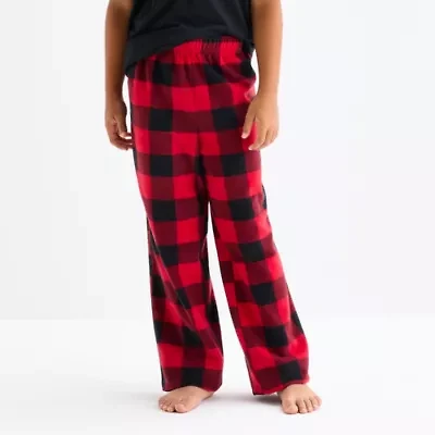 North Pole Trading Co. Moose Buffalo Big Kid Unisex Microfleece Matching Family Pajama Pants