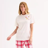 North Pole Trading Co. Unisex Adult Crew Neck Short Sleeve Matching Family Pajama Top