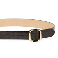Liz Claiborne Crocodile Womens Belt