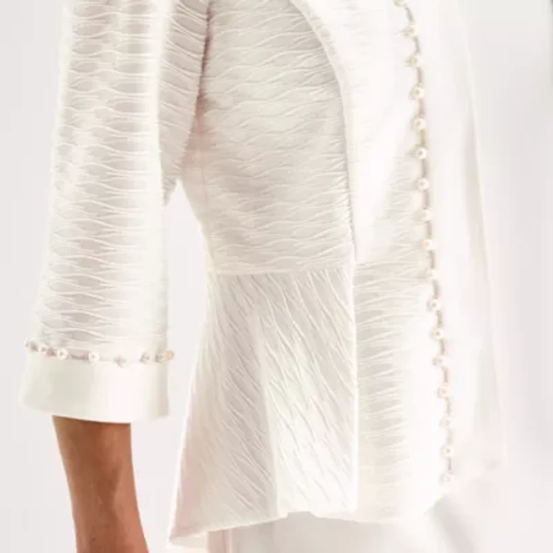 Maya Brooke Womens High-Low Jacket Dress