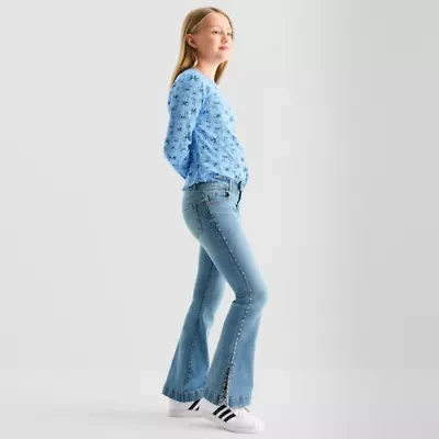 Thereabouts Little & Big Kid Girls Flare Leg Jean