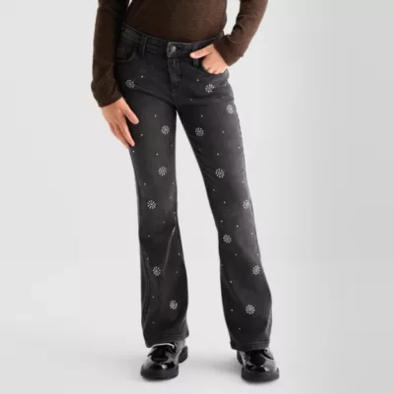 Thereabouts Little & Big Kid Girls Flare Leg Jean