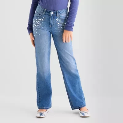 Thereabouts Little & Big Kid Girls Wide Leg Jean