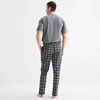 St. John's Bay Mens Crew Neck Short Sleeve 2-pc. Pajama Sets