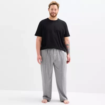 Shaquille O'Neal XLG Mens Crew Neck Short Sleeve Big and Tall Pajama Top