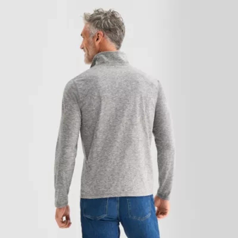 Free Country Mens High Neck Long Sleeve Active Quarter-Zip Pullover