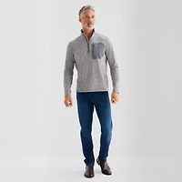 Free Country Mens High Neck Long Sleeve Active Quarter-Zip Pullover