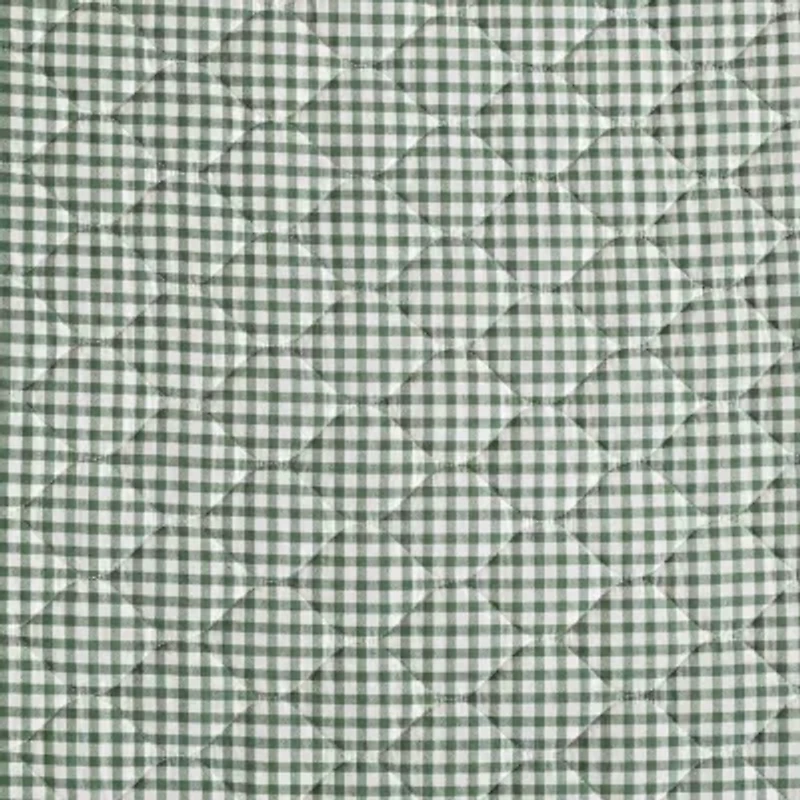 Laura Ashley Gracies Gingham Easy Care Quilt Set