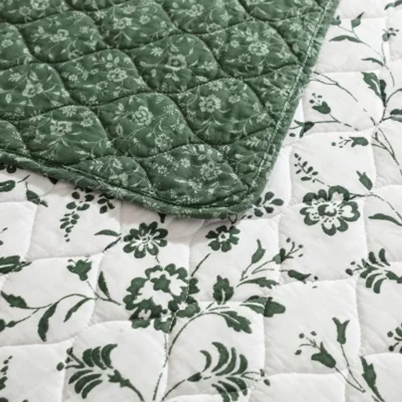 Laura Ashley Miranda Easy Care Quilt Set