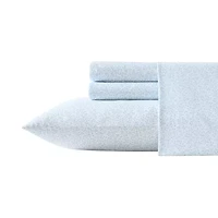 Laura Ashley Anja Textured Toile Easy Care Complete Bedding Set with Sheets