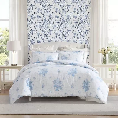 Laura Ashley Sophia Easy Care Duvet Cover Set